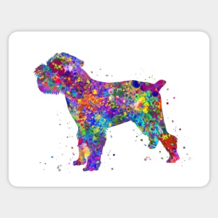 Brussels griffon dog Sticker